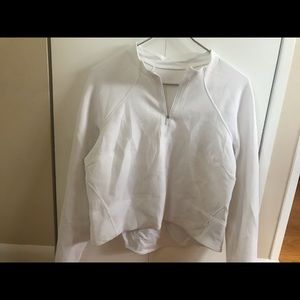 Lululemon white crop sweater